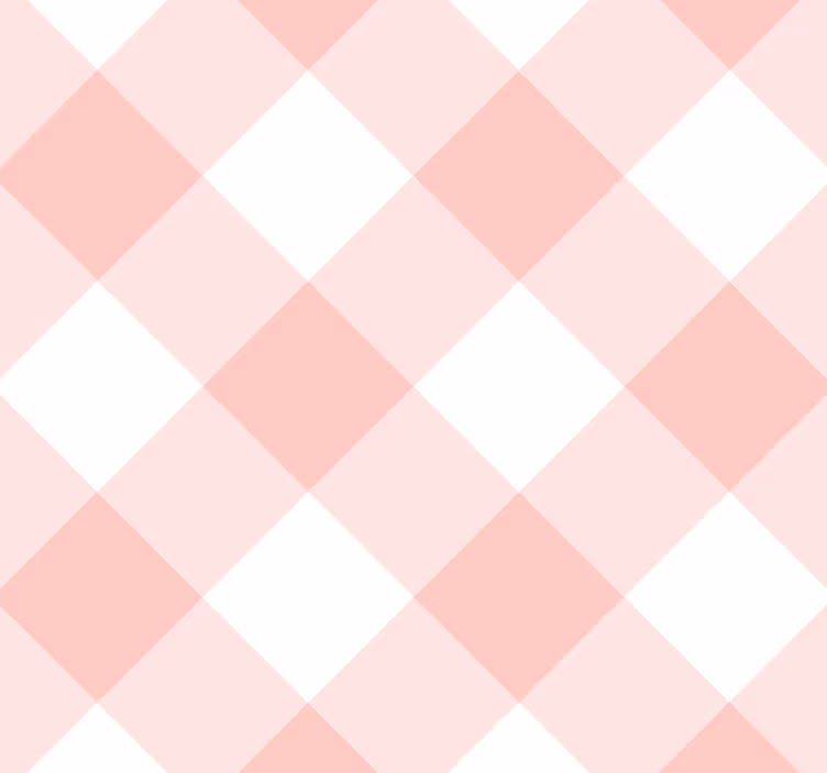 Tapete Quadrate rosa kariertes muster - TenStickers