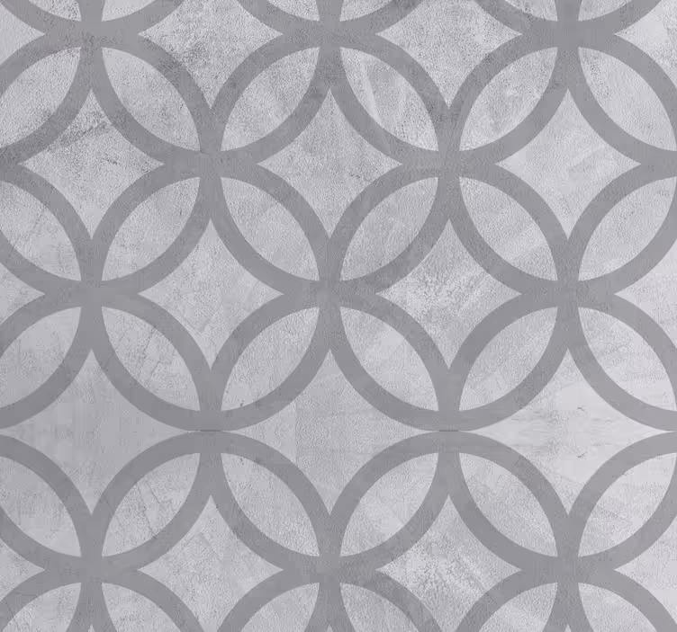 Graue Tapete geometrisches Muster Einfachheit - TenStickers