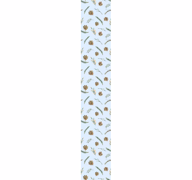 Blumentapete sanfter botanischer druck - TenStickers