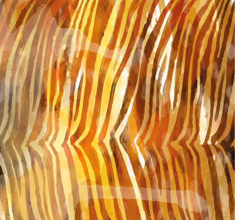 Tapete Zebra Zebra aquarell textur - TenStickers
