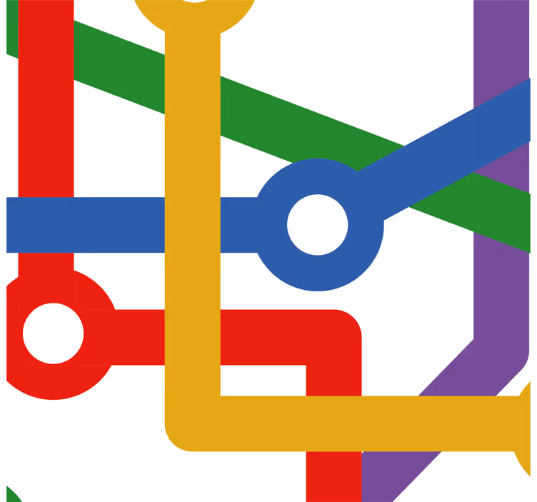 Tapete geometrisch geometrische schaltungen - TenStickers