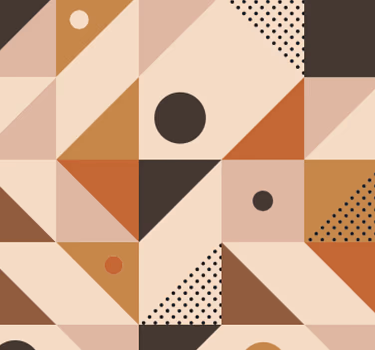 Tapete geometrisch geometrische formen harmonie - TenStickers