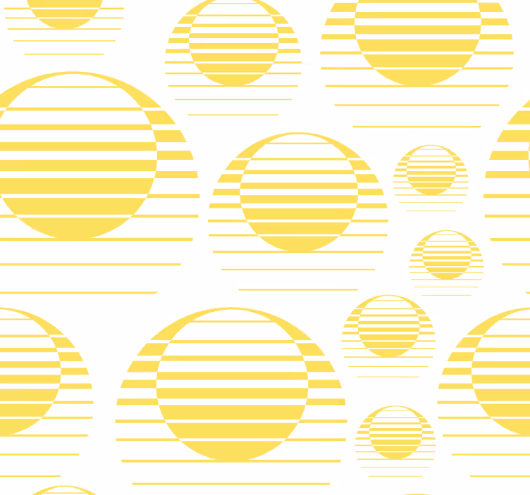 Tapete geometrische Muster geometrisches kreismuster - TenStickers