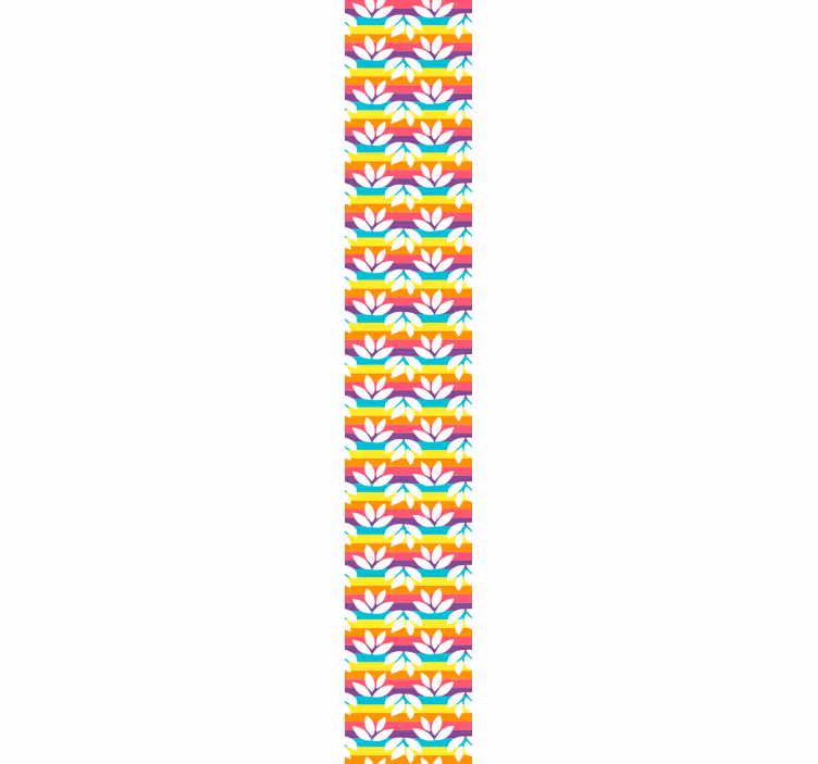 Tapete hochzeit mit tropischem fliesenmotiv - TenStickers