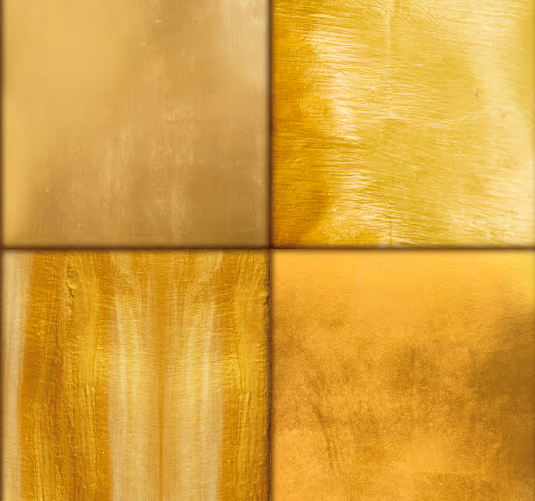 Mustertapeten goldene Strukturoberfläche - TenStickers