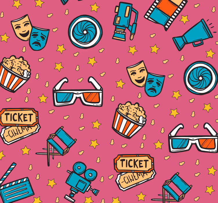 Weihnachtstapete filmische lebendigkeit - TenStickers