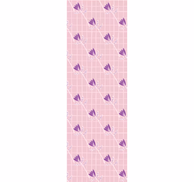 Tapete geometrische Muster geometrisches blumenmuster - TenStickers
