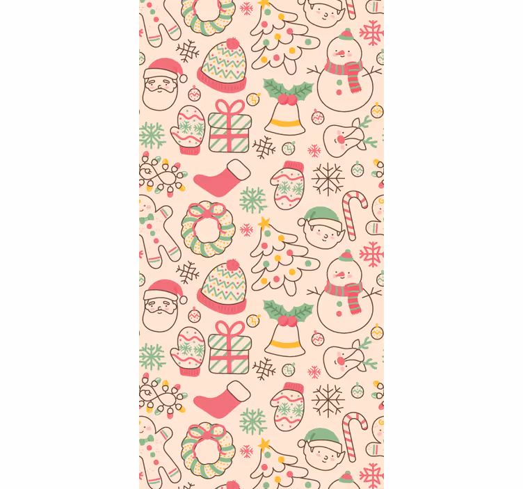 Weihnachtstapete festliche jahreszeit - TenStickers