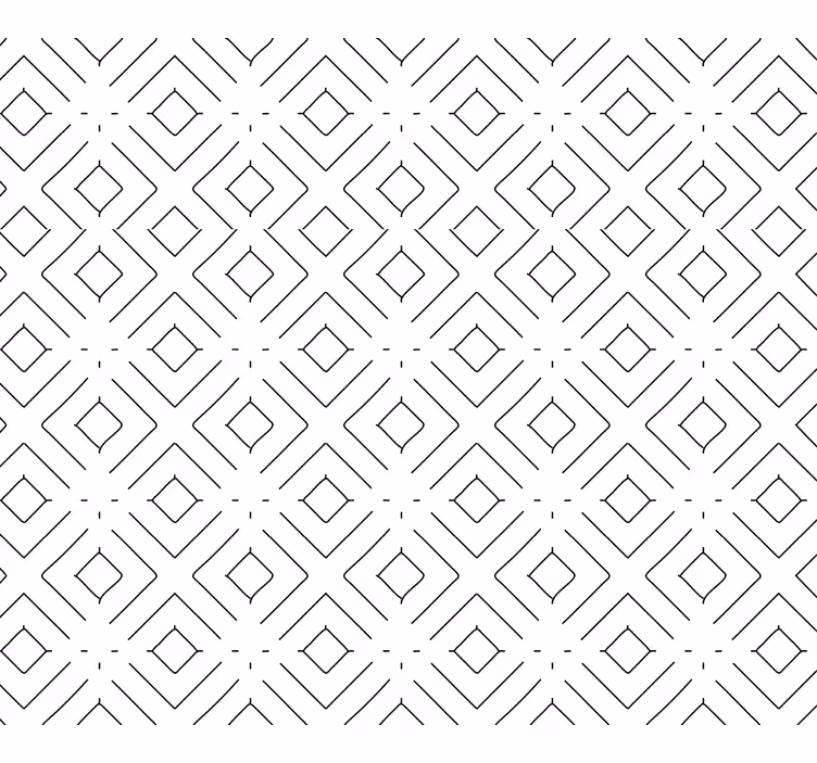 Tapete geometrische Muster diamant-parkettierung - TenStickers