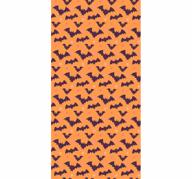 Halloween Tapete fledermaus-muster - TenStickers