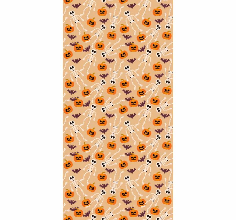 Halloween Tapete gruseliges halloween-muster - TenStickers