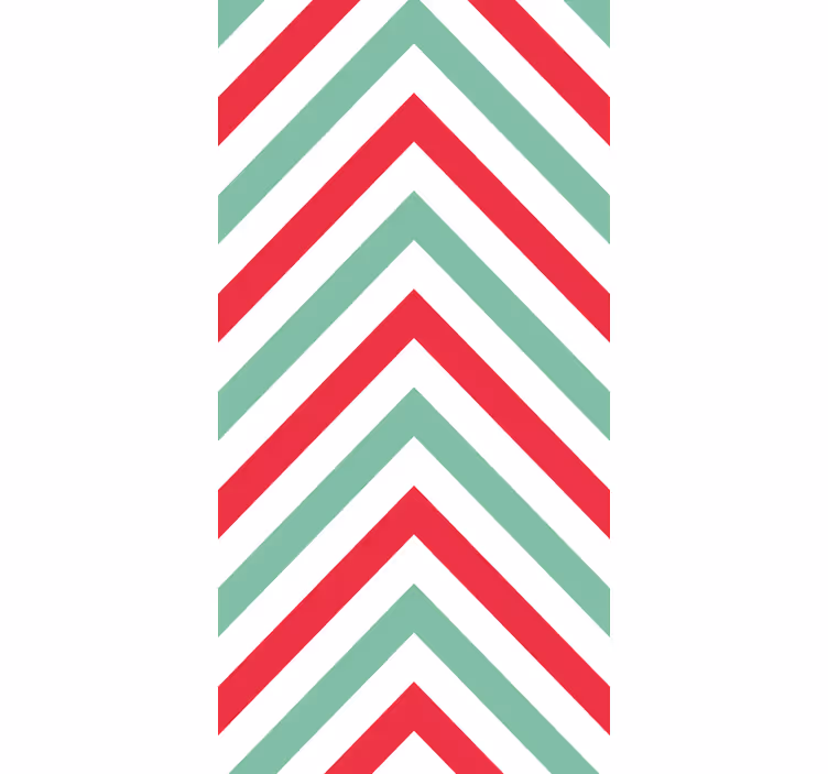 Geometrische Tapete chevron-zickzack-muster - TenStickers
