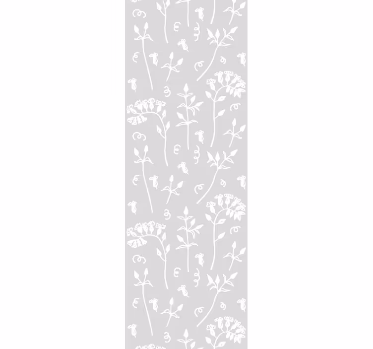 Blumentapete blumen botanisch - TenStickers