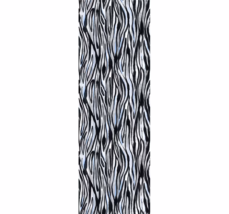 Zebra Tapete zebrastreifen-motiv - TenStickers