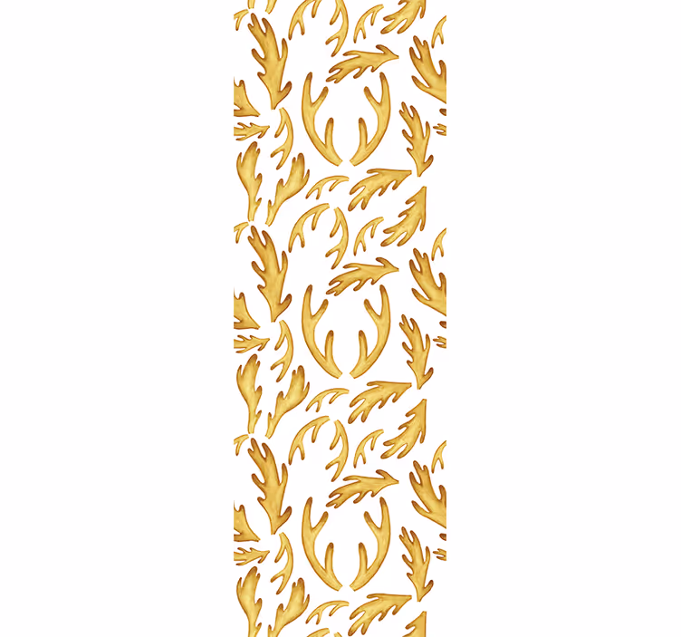 Tapete Blätter goldenes laubmuster - TenStickers