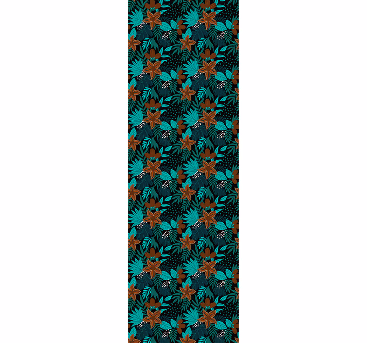 Fliesen Tapeten Ornament mit floraler textur - TenStickers