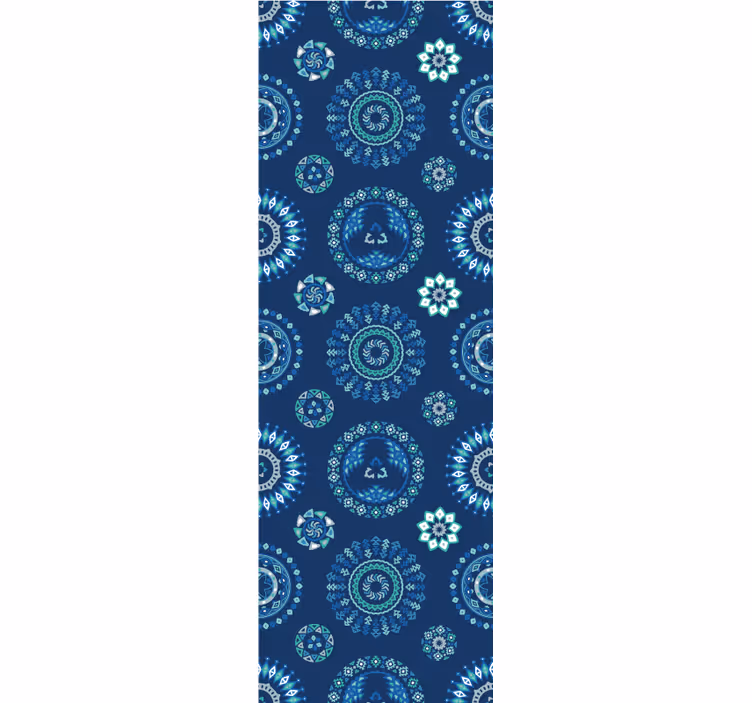 Tapete Wohnzimmer mandala-fliesenessenz - TenStickers