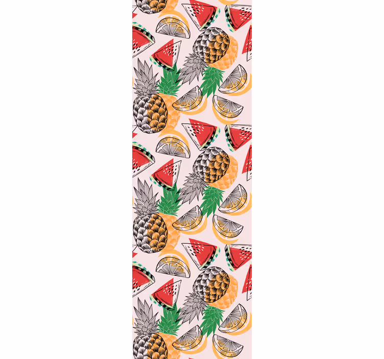 Tapete Natur tropische früchte muster - TenStickers