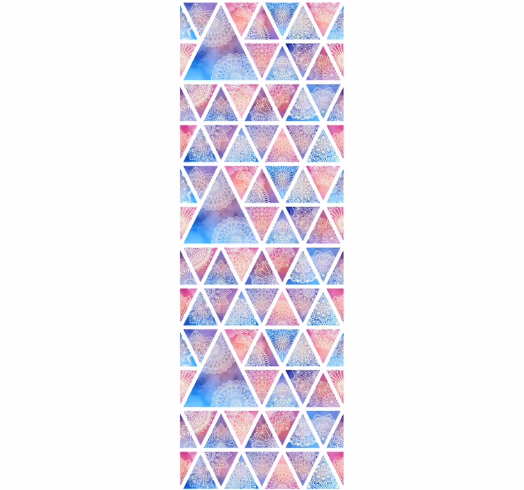 Tapete geometrische Muster geometrisches dreiecksfeld - TenStickers