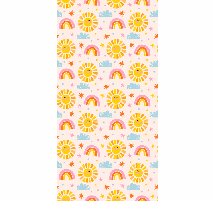 Tapete Baby sonnenschein regenbogen - TenStickers