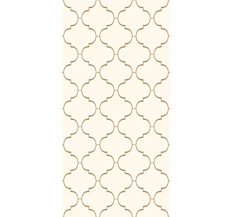 Ornament Tapete verziertes gitter - TenStickers
