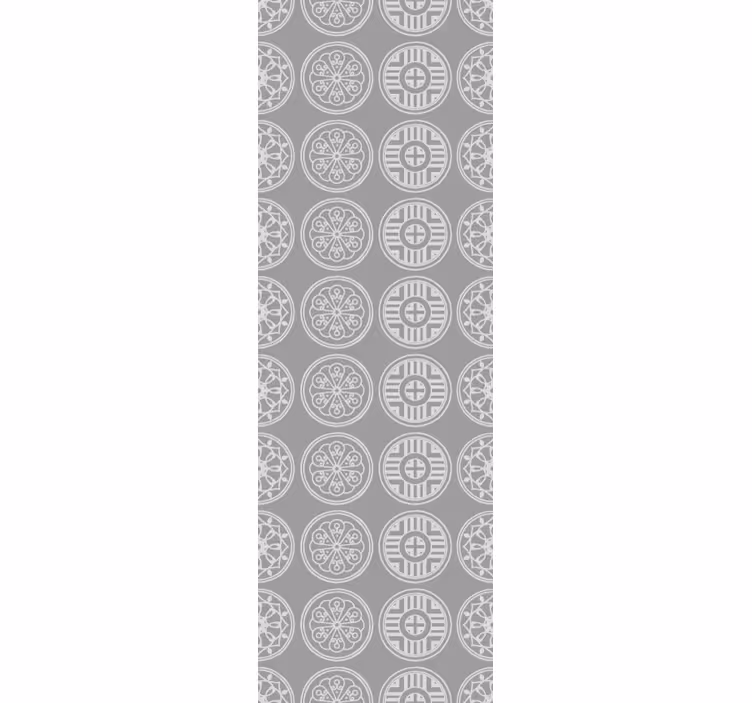 Ornament Tapete verzierte medaillons - TenStickers
