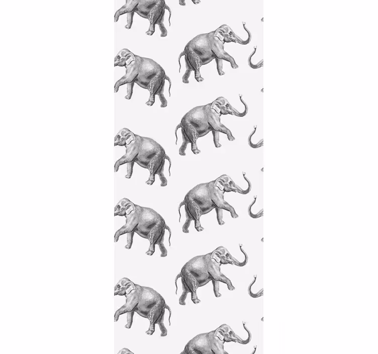 Tier Tapete Elefant im dschungel - TenStickers