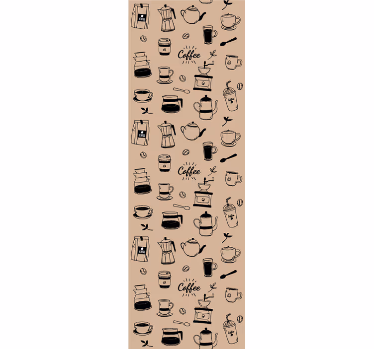 Tapete Küche kaffeemotiv - TenStickers