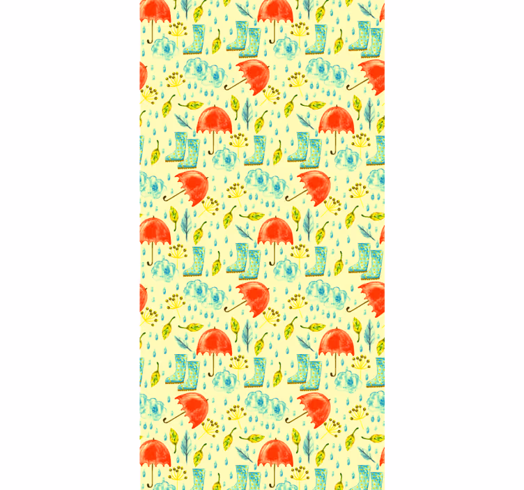 Tapete Natur muster für regnerische tage - TenStickers