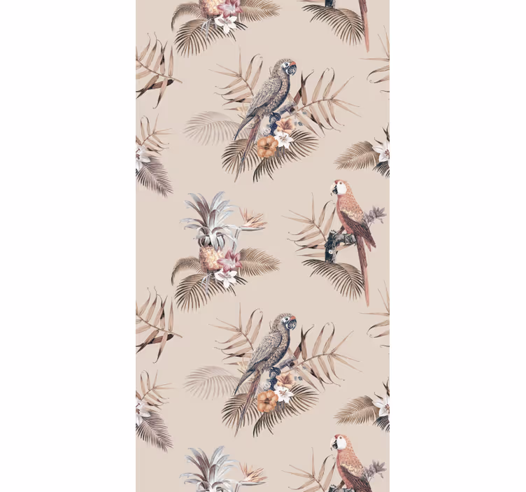 Tapete Papagei tropische papagei eleganz - TenStickers