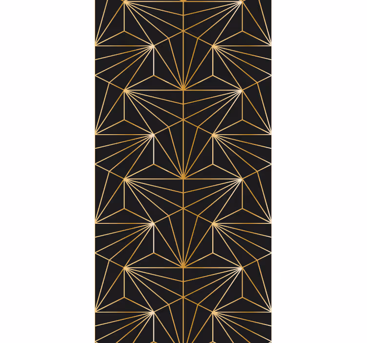 Tapete geometrische Muster geometrische linien fusion - TenStickers