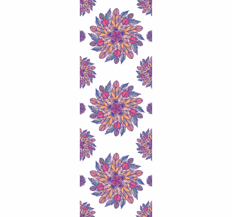 Blumentapete blumenexplosionsmotiv - TenStickers