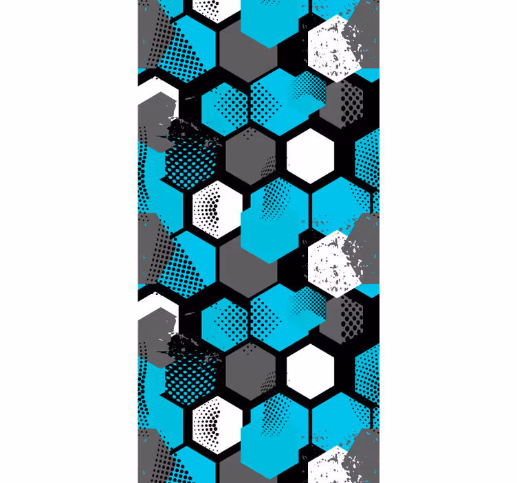 Tapete geometrische Muster geometrische sechsecke - TenStickers