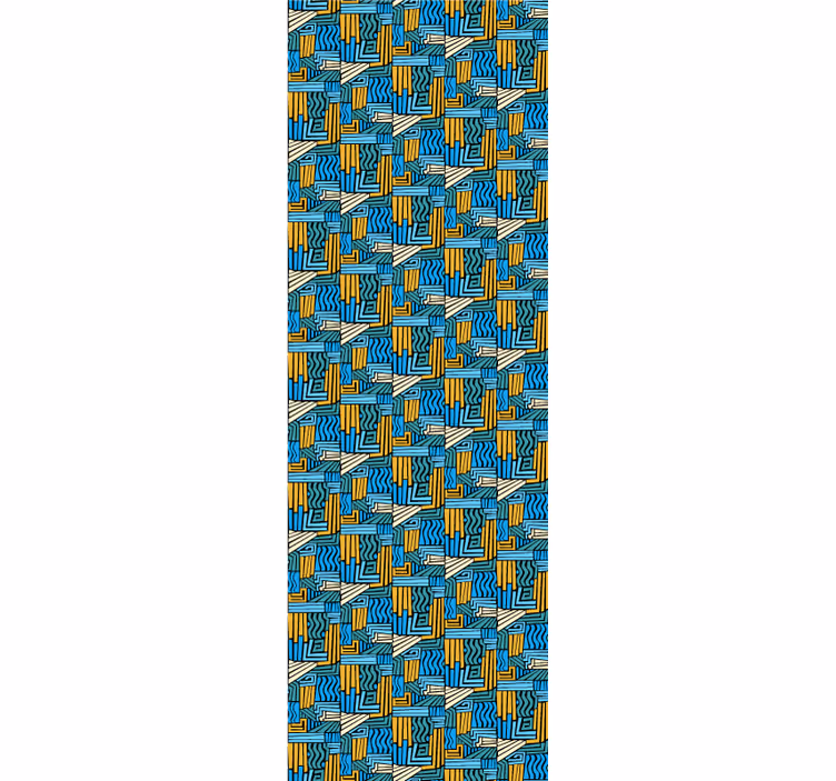 Tapete geometrische Muster geometrisches flechtwerk - TenStickers