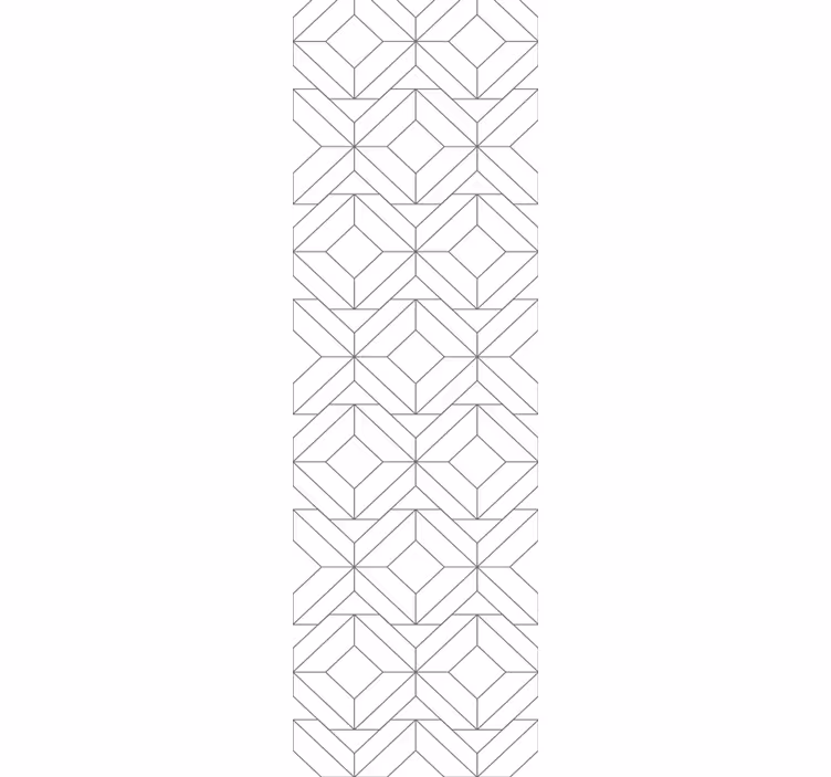 Tapete geometrische Muster kubisches muster - TenStickers