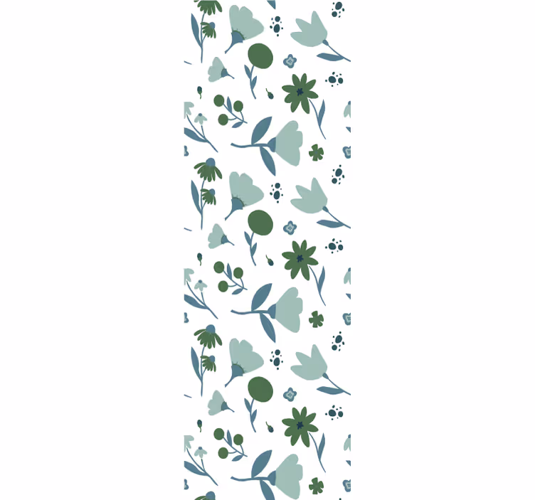 Blumentapete botanische blüte - TenStickers