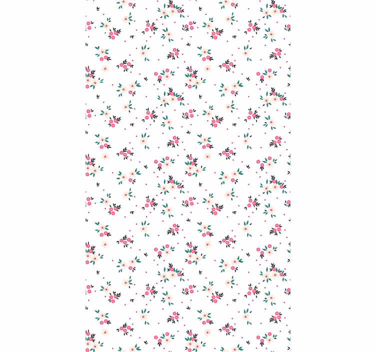 Blumentapete blumenstrauß-anzeige - TenStickers