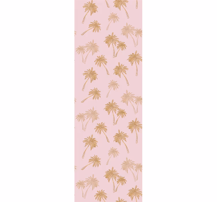 Tapete Baum Palme goldenes rouge - TenStickers