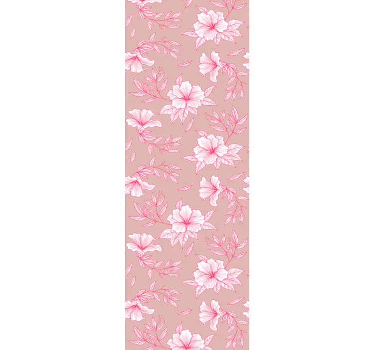 Blumentapete blumenblütenanzeige - TenStickers