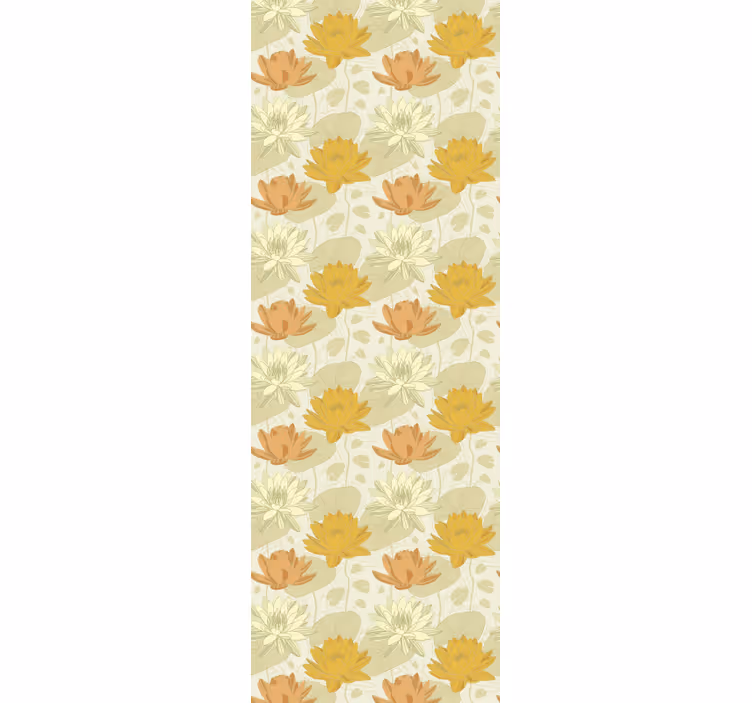 Blumentapete blumenarrangement-muster - TenStickers