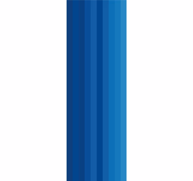 Tapete horizontale Streifen blaues streifenmotiv - TenStickers