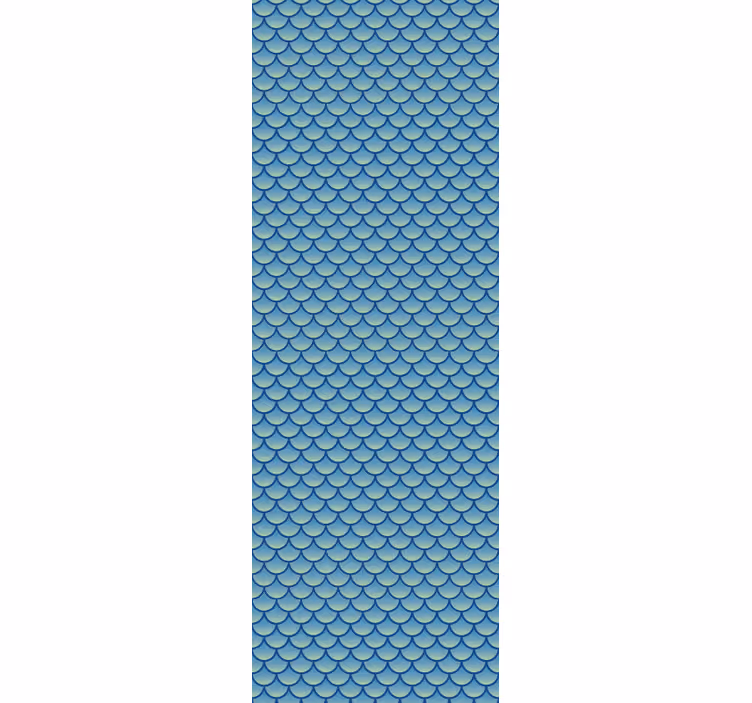 Tapete geometrische Muster fischschuppenmuster - TenStickers