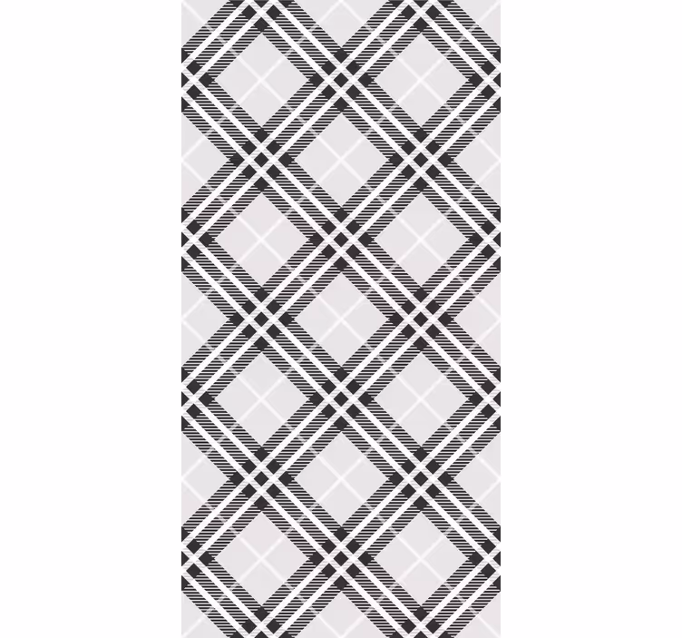 Tapete geometrische Muster lineares rautenmuster - TenStickers