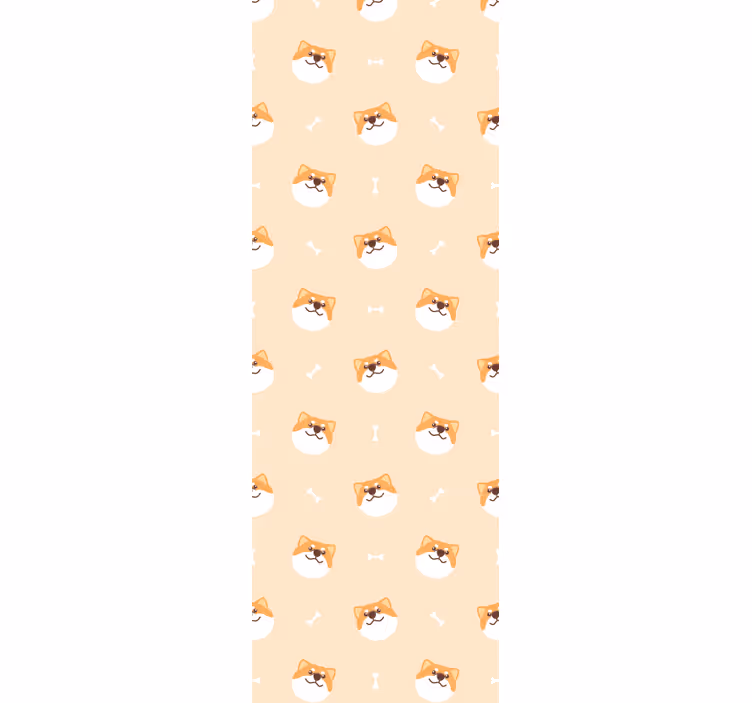 Katzen Tapete katzenartiges lustiges muster - TenStickers