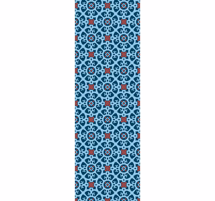 Blumentapete Indischer blumenstil - TenStickers