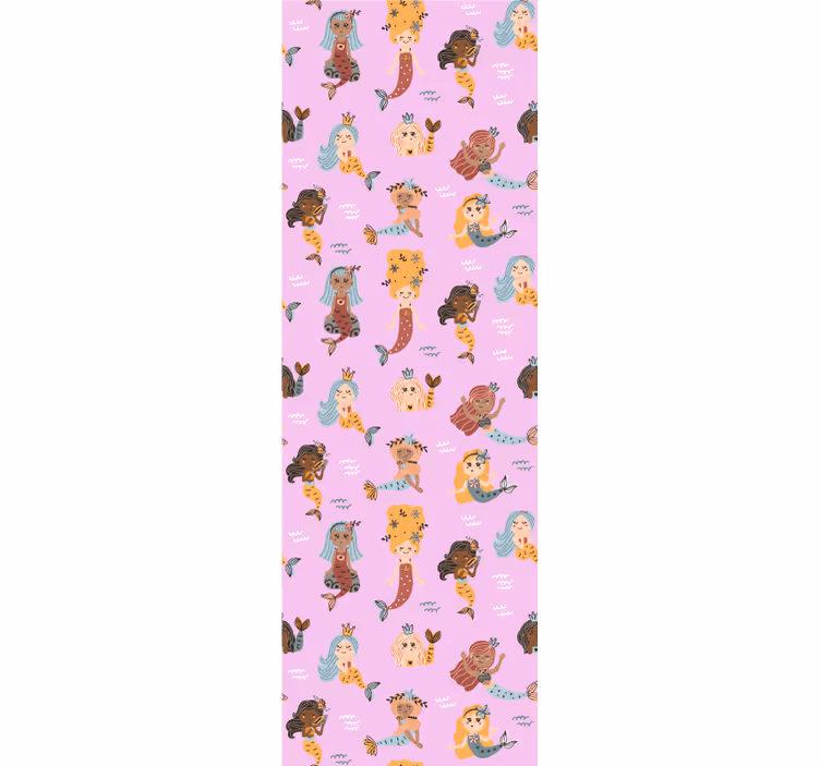 Tapete Baby meerjungfrau-illustration - TenStickers