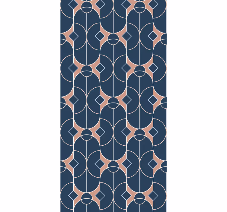 Tapete geometrische Muster geometrisches kettenmuster - TenStickers