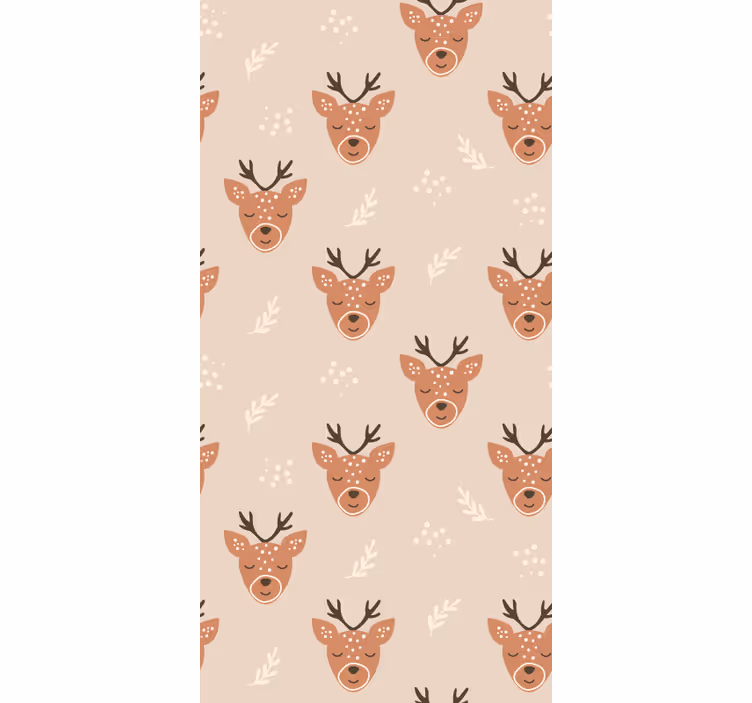 Tapete Tiere rentier-muster - TenStickers