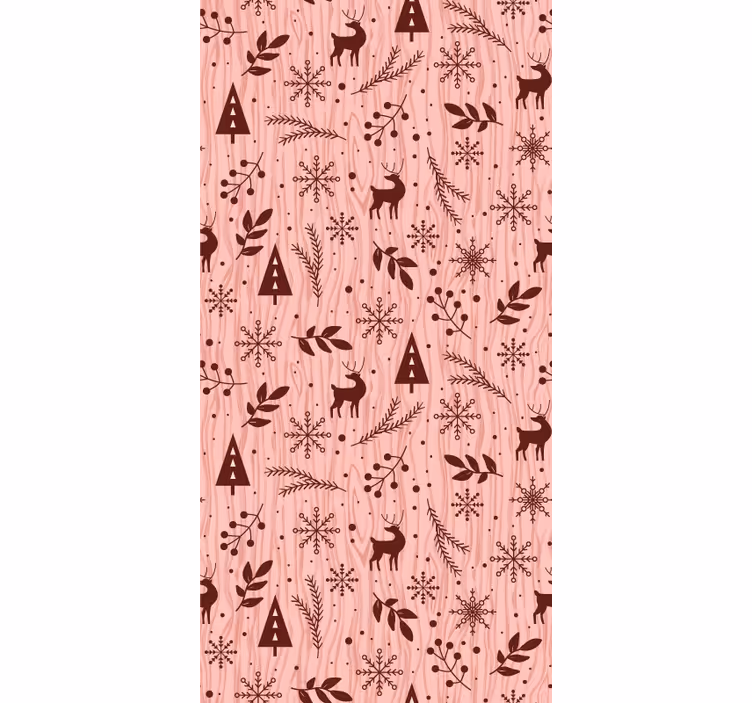 Tapete Tiere rentierwaldszene - TenStickers