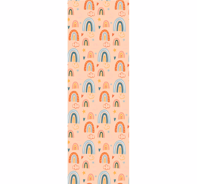 Tapete Teenager regenbogen-traumlandschaft - TenStickers